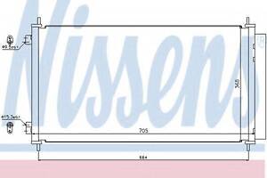 Конденсер HD CR-V(06-)2.2 CTDi[OE 80110-SWW-G01] NISSENS 940140 на HONDA CR-V Mk III (RE)