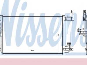 Конденсер HY COUPE(02-)1.6 i 16V(+)[OE 97606-2D000] NISSENS 94448 на HYUNDAI LANTRA Mk II универсал (J-2)