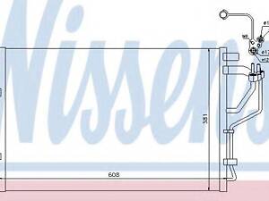 Конденсер HY ELANTRA(10-)1.6 GDI(+)[OE 976063X000] NISSENS 940268 на HYUNDAI FLUIDIC ELANTRA седан (MD, UD)