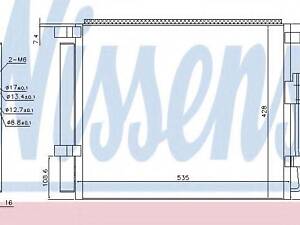 Конденсер HY SANTA FE(12-)2.0 CRDi(+)[OE 97606-2W000] NISSENS 940391 на HYUNDAI MAXCRUZ