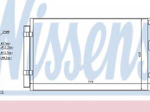 Конденсер HY SANTA FE(12-)2.4 i 16V(+)[OE 97606-2W500] NISSENS 940392 на HYUNDAI SANTA FÉ III (DM)