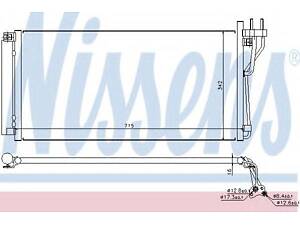 Конденсер HY SONATA(05-)1.8 TURBO(+)[OE 97606-3K160] NISSENS 94804 на HYUNDAI i45 VI седан (YF)