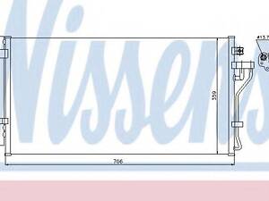 Конденсер HY SONATA(05-)2.0 CRDi[OE 97606-3K780] NISSENS 940099 на HYUNDAI NF V (NF)