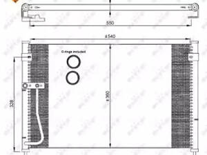 Конденсер кондіционера , MAZDA 626 97-