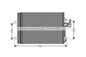 Конденсер кондіционера (вир-во AVA)