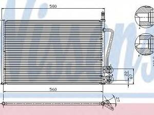 Конденсер кондиціонера NISSENS 94587 на FORD IKON V (JH_, JD_)