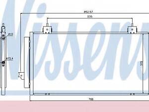 Конденсер кондиционера NISSENS 94741 на TOYOTA RAV 4 Mk II (CLA2_, XA2_, ZCA2_, ACA2_)