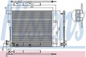 Конденсер MB GL W 164(06-)GL 320 CDI(+)[OE 251 500 00 54] NISSENS 94897 на MERCEDES-BENZ G-CLASS (W461)