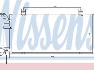 Конденсер MT GALANT(06-)2.4 GDI[OE MR958343] NISSENS 940164 на MITSUBISHI GRUNDER седан (DJ_, ED_, EF_)