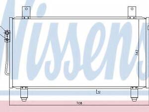 Конденсер MT OUTLANDER(12-)2.0 i(+)[OE 7812A218] NISSENS 940435 на MITSUBISHI OUTLANDER III Van (GF_W, GG_W)