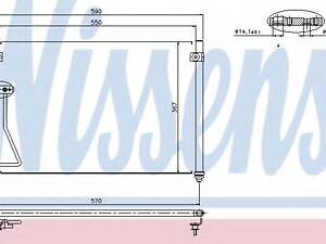 Конденсер MZ 626(97-)1.8 i 16V(+)[OE GE4T-61-480B] NISSENS 94428 на MAZDA 626 Mk V (GF)