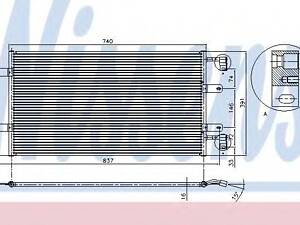 Конденсер NS PRIMASTAR(02-)2.5 dCi(+)[OE 82 00 019 382] NISSENS 94678 на NISSAN PRIMASTAR Van (X83)