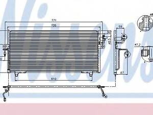 Конденсер NS PRIMERA P11(96-)1.6 i 16V(+)[OE 92110-2F000] NISSENS 94299 на NISSAN PRIMERA (P11)