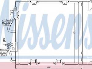 Конденсер OP ASTRA H(04-)1.3 CDTi(+)[OE 1850 099] NISSENS 94768 на OPEL ASTRA H Van (L70)