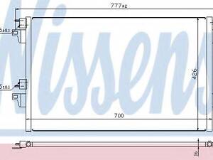 Конденсер RN ESPACE IV(02-)1.9 dCi(+)[OE 82 00 332 851] NISSENS 940153 RENAULT ESPACE Mk IV (JK0/1_)