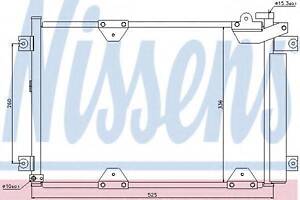 Конденсер SZ ESCUDO(97-)1.6 i 16V(+)[OE 95310-65D00] NISSENS 94892 на SUZUKI GRAND VITARA XL-7 I (FT)