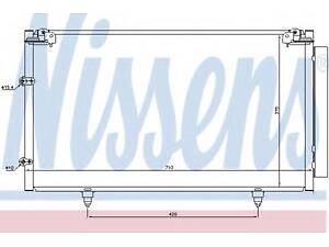 Конденсер TY CAMRY(01-)2.0 i 16V(+)[OE 88460-06070] NISSENS 94757 на TOYOTA CAMRY седан (MCV3_, ACV3_, _XV3_)