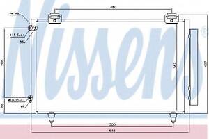 Конденсер TY COROLLA(01-)1.3 i 16V(+)[OE 88450-02150] NISSENS 94719 на TOYOTA RUNX (ZZE12_, NDE12_, ZDE12_)