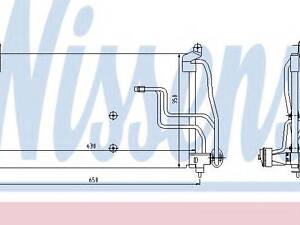 Конденсер VAUXHALL CALIBRA(90-)2.0 i(+)[OE 1850 036] NISSENS 94190 на OPEL VECTRA A Наклонная задняя часть (88_, 89_)