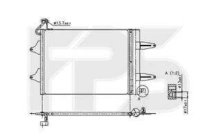 Конденсор кондиционера Volkswagen Polo 4 SAA5007D