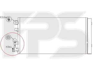 Кондесатор кондиционера на Fluence, Grand Scenic, Megane, Scenic