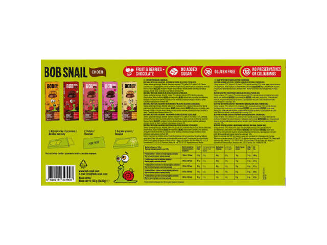 Конфета Bob Snail Набор Choco Crush 150 г (1740829) - Фото 5