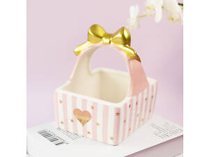 Цукерниця Корзинка 6785 12х14х15 см (уцінка)