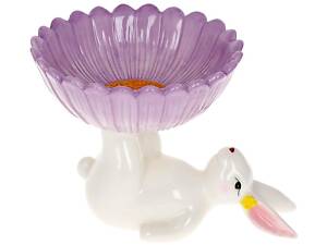 Конфетница 20х15х14см Violet Cute Rabbit Bona DP118462