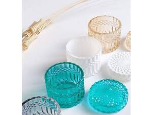 Цукерниця OLens Бірюзове дзеркало 101-126 9х8.5 см бірюзове