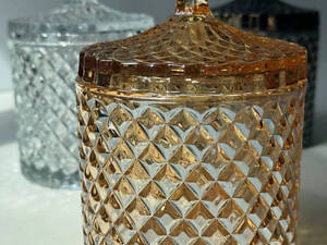 Цукерниця Olens Золотий діамант 102-986 580 мл золотиста