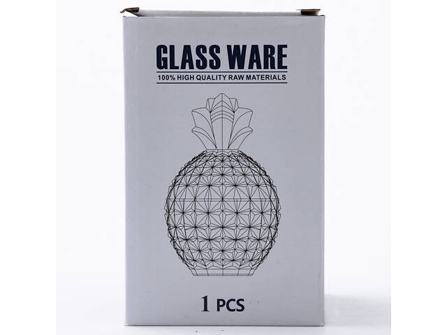 Конфетница с крышкой Ø9 см ваза конфетница стеклянная прозрачная ананас - Фото 5