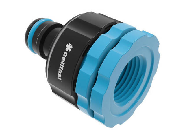 Конектор для шланга Cellfast для крана ERGO 1/2, 3/4, 1' з внутрішньою різьбою (блістер) (53-210) - Фото 1