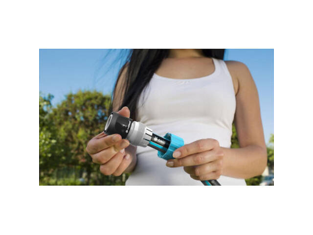 Конектор для шланга Cellfast ERGO 3/4' з аквастопом (53-125) - Фото 3