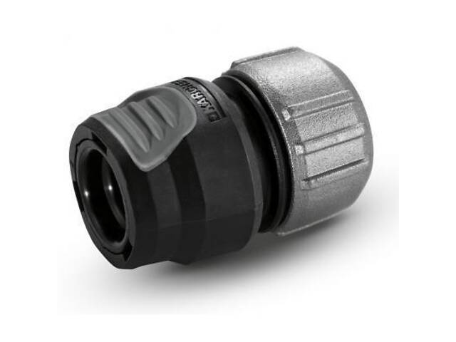 Конектор для шланга Karcher універсальний преміум з аквастопом 1/2-5/8-3/4 (2.645-196.0) - Фото 1