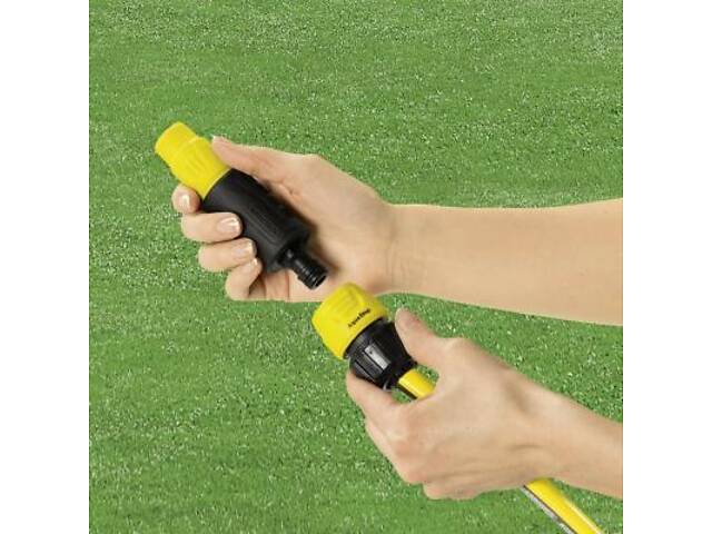 Конектор для шланга Karcher універсальний з аквастопом 1/2-5/8-3/4 LOOSE (2.645-202.0) - Фото 2