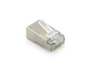 Коннектор Merlion RJ-45 8P8C FTP Cat-6 (50 шт/уп.) экранированный , двойной (позолоченые)