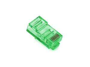 Коннектор Merlion RJ-45 8P8C UTP Cat-5 (100 шт/уп.) Q100 Green