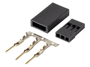 Конектори AMASS для сервоприводів JR Female позолочені 10 шт.