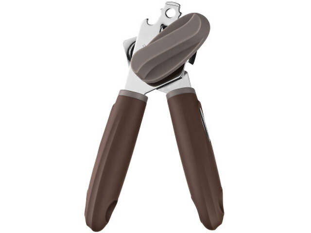 Консервный нож Ardesto Gemini, 19.9см, нержавіюча сталь, пластик, сіро-коричневий (AR2162PG) - Фото 2