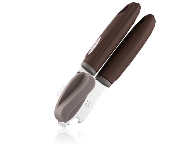 Консервный нож Ardesto Gemini, 19.9см, нержавіюча сталь, пластик, сіро-коричневий (AR2162PG) - Фото 7