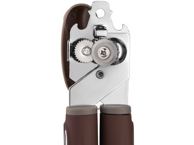 Консервный нож Ardesto Gemini, 19.9см, нержавіюча сталь, пластик, сіро-коричневий (AR2162PG) - Фото 9