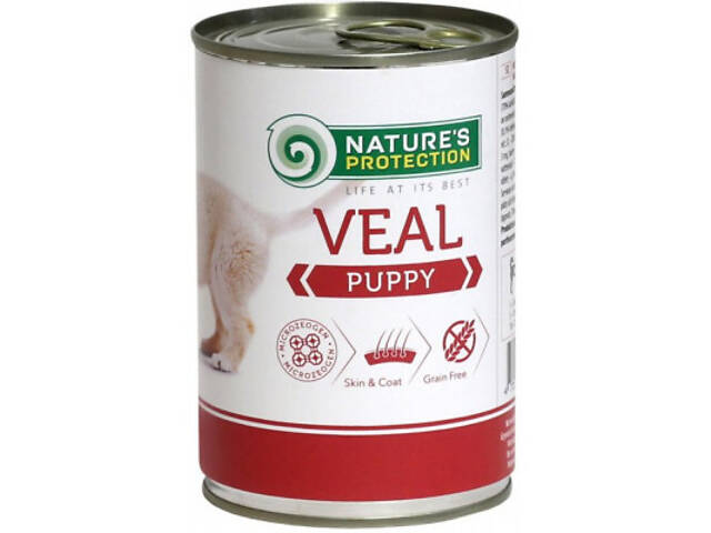 Консерви для собак Nature's Protection Puppy Veal 400 г (KIK45087) - Фото 1