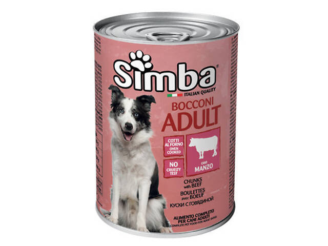 Консерви для собак Simba Dog Wet яловичина 415 г (8009470009010) - Фото 1