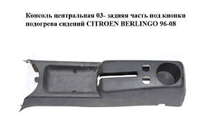 Консоль центральная 03- задняя часть под кнопки подогрева сиденья CITROEN BERLINGO 96-08 (СИТРОЕН БЕРЛИНГО) (9645156277