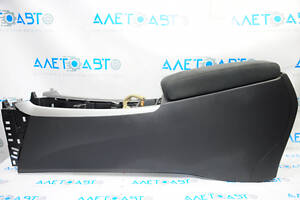 Консоль центральная подлокотник Nissan Altima 13-18 тряпка черн, под обдув заднего ряда, под химчистку, царапины