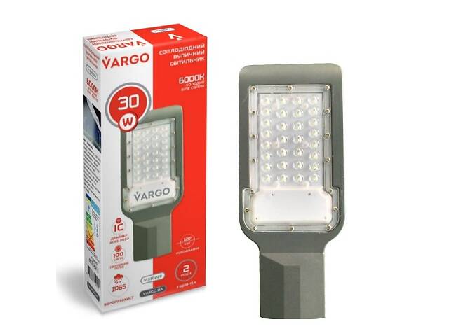 Консольний LED світильник VARGO 30W SMD 3000lm 6000K (V-330225)