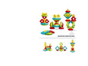 Конструктор 188-625 A(18) 30 элементов, геометрические фигуры, в пакете