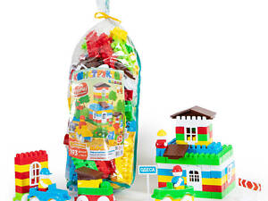 Конструктор №4 115/11 (8) 'BAMSIC' 193 детали, в пакете