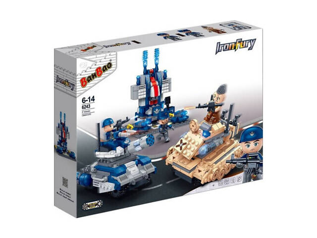 Конструктор Армія танковий бій 3 в 1 Banbao 6243 - Фото 2