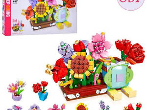 Конструктор BB051 квіти у горшику, 8в1, 752дет,